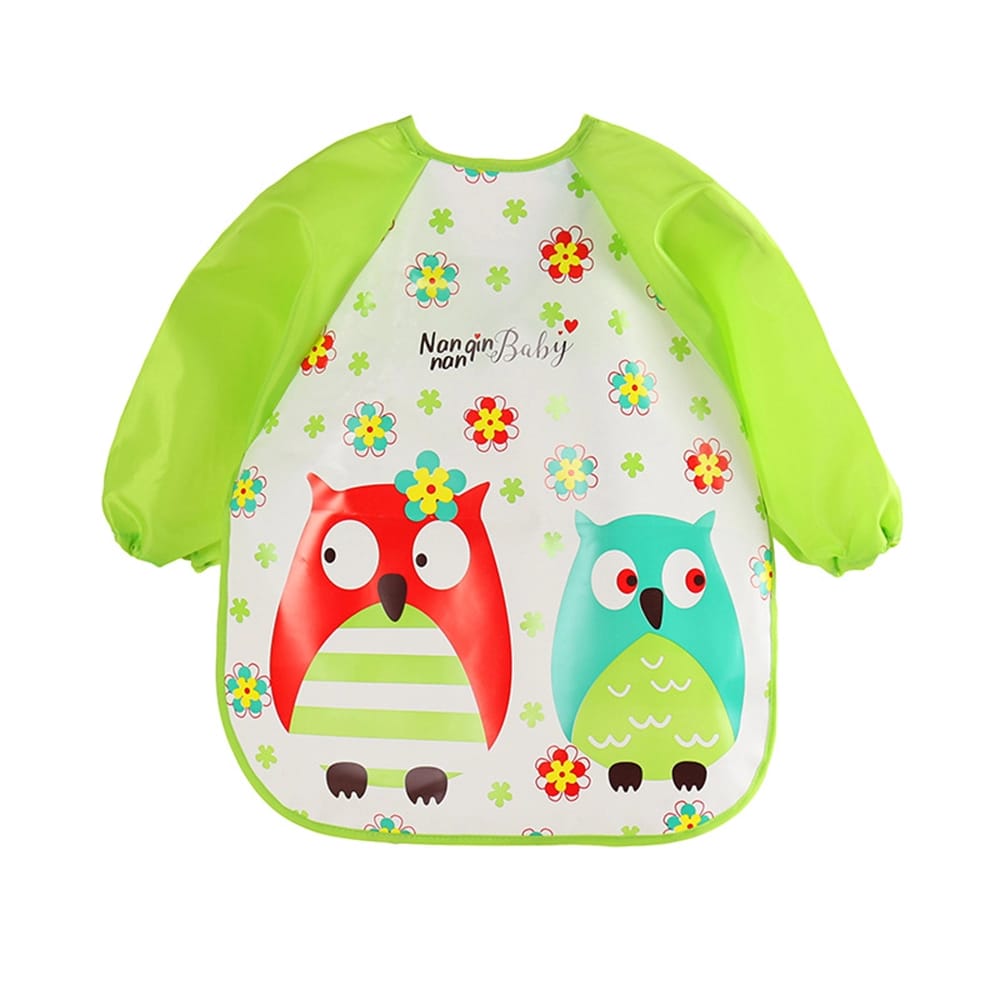 Waterproof bib and paint cover - Owl