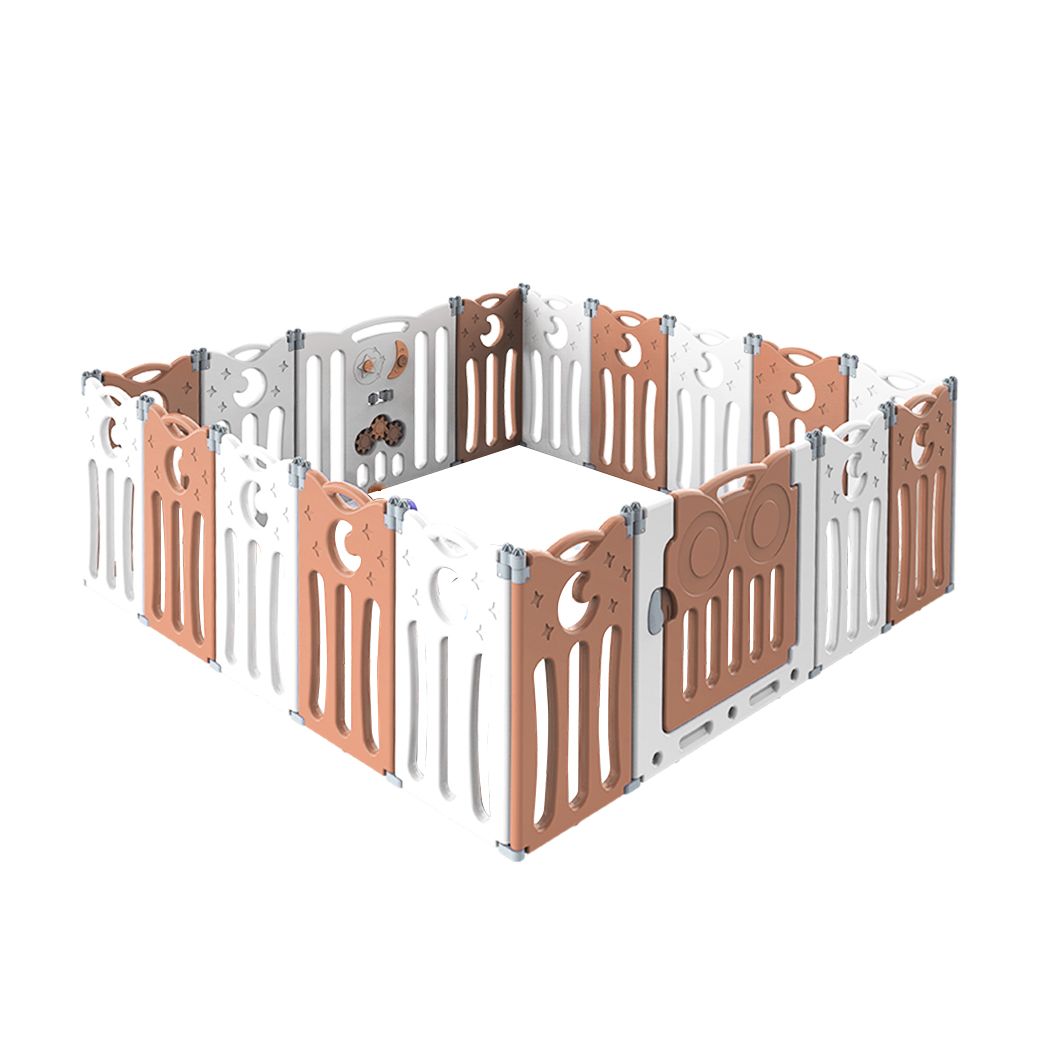 BoPeep Baby Playpen Foldable Child Safety Gate 18 Panels